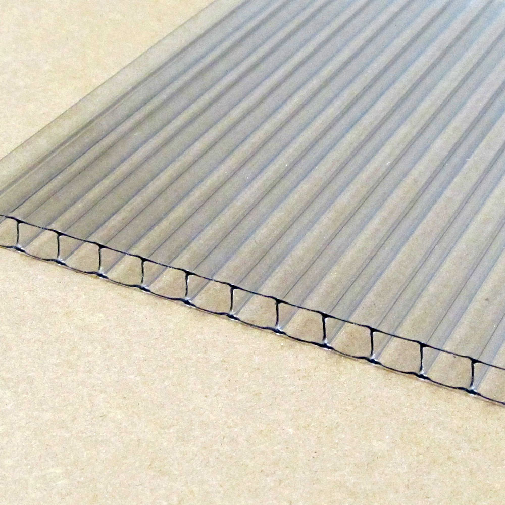 Verolite™ 8mm 1500g Twinwall Clear 4' x 16' - Polycarbonate Panel